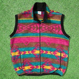 Vintage SCI Aztec Multi color Vest
